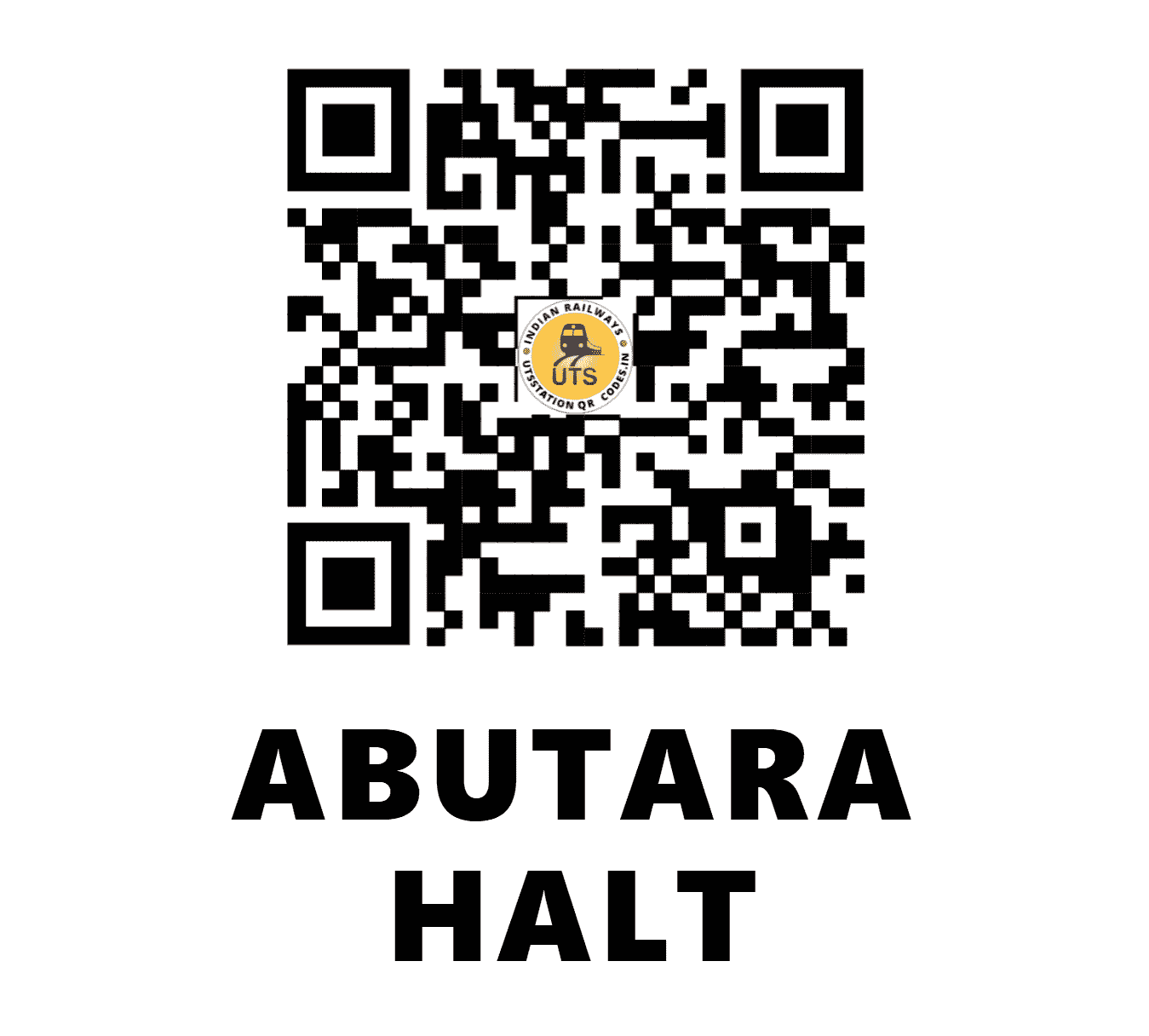 UTS QR Code for ABUTARA HALT - ABW (NF - WEST BENGAL)